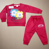 Warm Baby track Suit Black surfing paradise Red