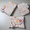 8 PIECESBABY BEDDING PINK MULTI STARS