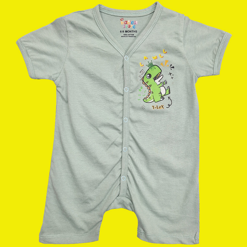 TBS_BRL - Pack of 3 - Short Leg Rompers - Jungle Fun