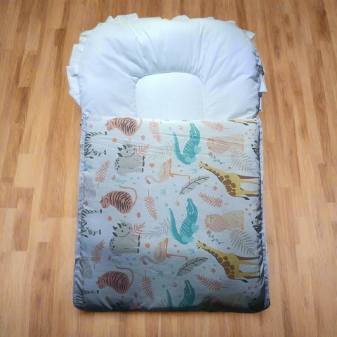 Stylish Carry Nest frill style white Animals - vol 8