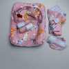 6 Pieces Rattle snuggle peach cats