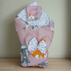 Bow Hearts Ribbon Carry Nest pink cat