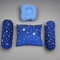 4 pieces Pillow Set Blue White stars