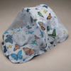 Mosquito Net white multi colour butterfly
