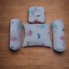 4 pieces Pillow Set pink rainbow