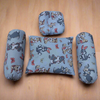 4 pieces Pillow Set Grey Bunny