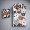 Carry Nest With Pillow Grey Multi bear - vol 23