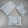 8 Pieces Baby Bedding set Light grey stars Vol-10-9