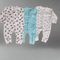 Pack of 3 sleep suit - sky blue