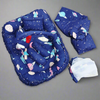 6 Pieces Rattle snuggle blue planet