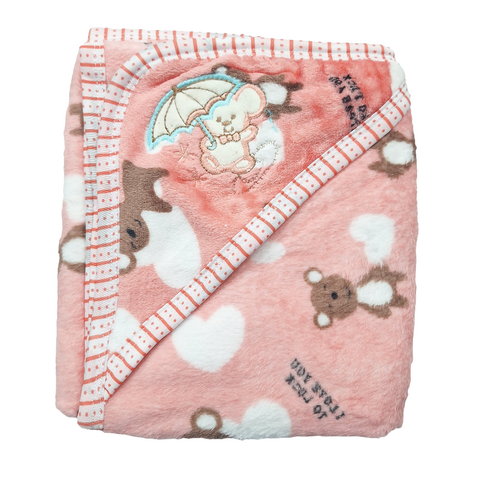 Hooded Warm Wrapping Sheet Bear umbrella