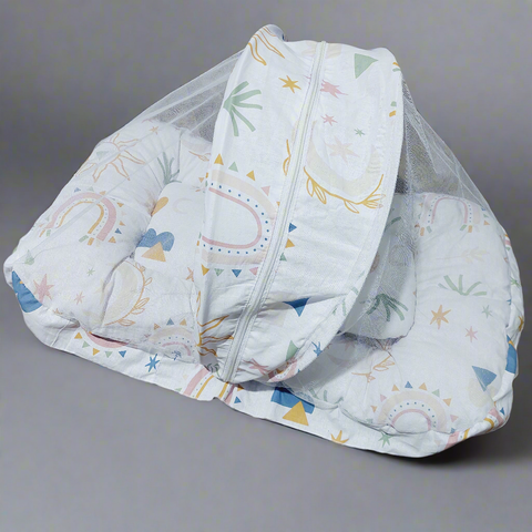 Mosquito Net white rainbow