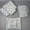 8 Pieces Baby Bedding set white golden stars Vol-29-8