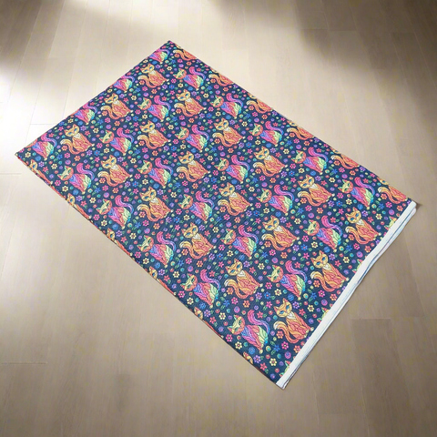 Diaper Changing Sheet fox multi