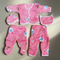 5 pieces Baby Suit for winter - pink bear