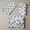 7 PIECES BABY BEDDING WHITE BLUE STARS