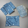 8 Pieces Baby Bedding Set Blue White Circles VOL-9-5