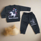 Warm Baby Track Suit Unicorn Black