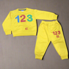 Warm Baby Track Suit 123 yellow