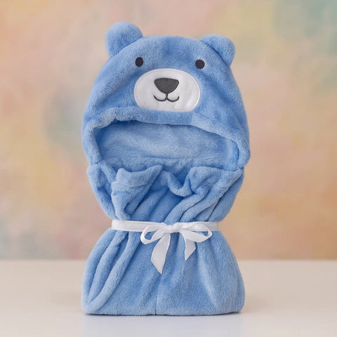 Blanket Shawl Blue Bear