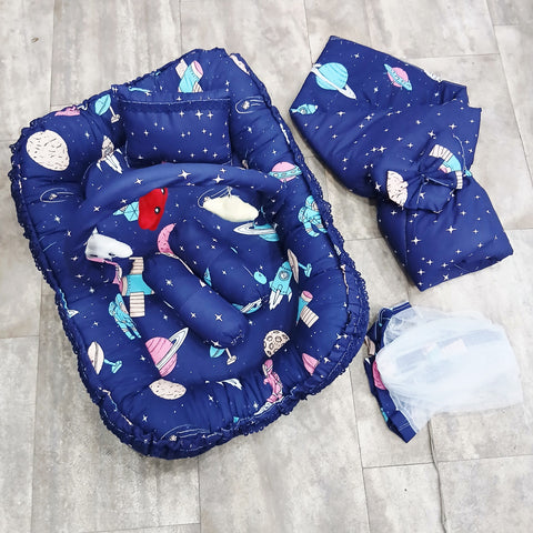 6 Pieces Rattle snuggle blue planet