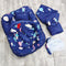 6 Pieces Rattle snuggle blue planet