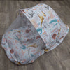 Mosquito Net white multi animals