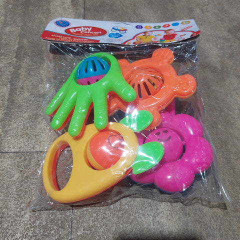4 Piece Rattle Set
