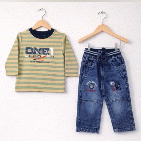 T-Kids - 2 Pieces - Suit Set - Yellow - Leader