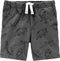 Imported baba shorts  grey dino & green simple