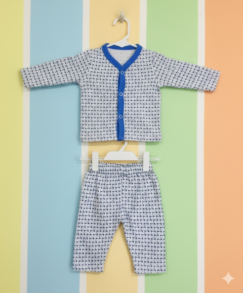 Night Suit Blue Grey