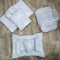 8 Pieces Baby Bedding set sky blue clouds Vol-29-8