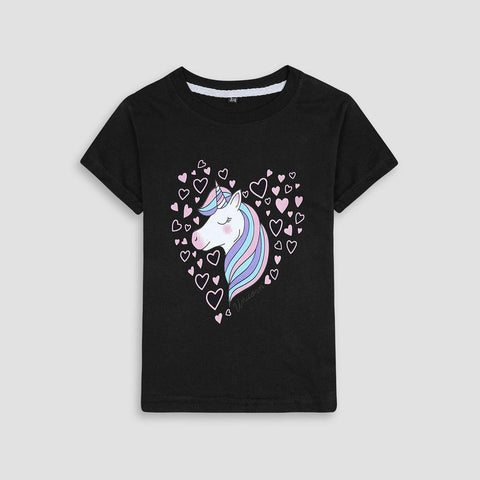 Unicorn summer Tee black