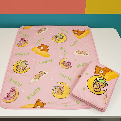 For Baby - Fur Blanket - Pink - Moon & Bear