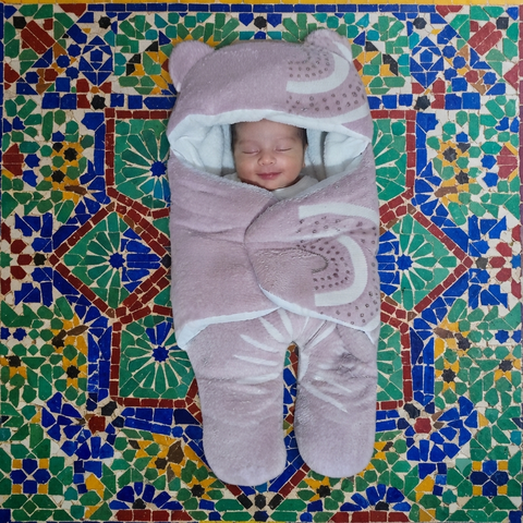 Warm Cozy Swaddles Printed