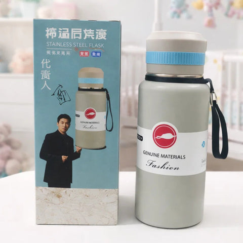 Stainless Steel Vacuum Flask - Light Grey - 800 ML - 8003