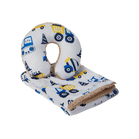 Emporio Baby Fur Blanket - Tractor