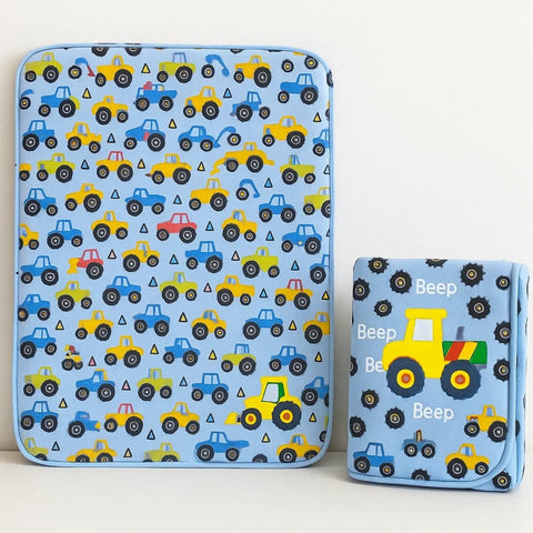 For Baby - Fur Blanket - Blue - Car & Beep