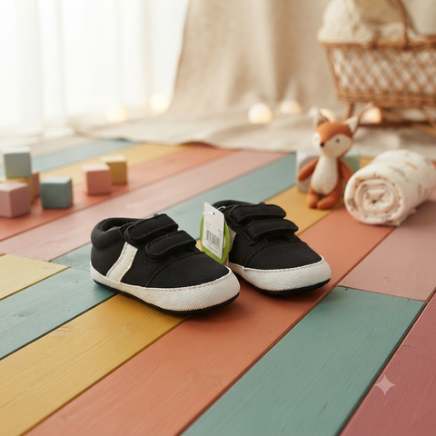 Baby shoes black