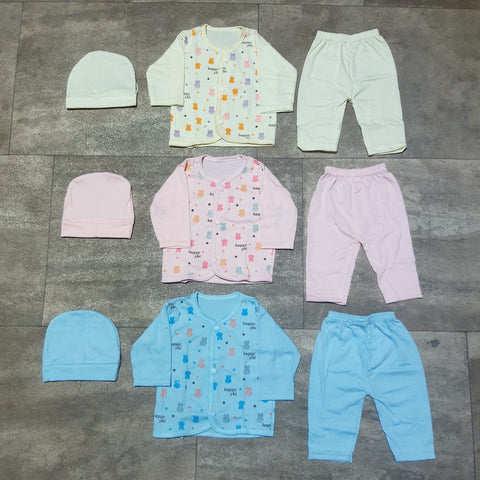 Pack Of 3 suits yellow pink blue Happy ybi