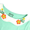 Baby dress for summer green multi flowers