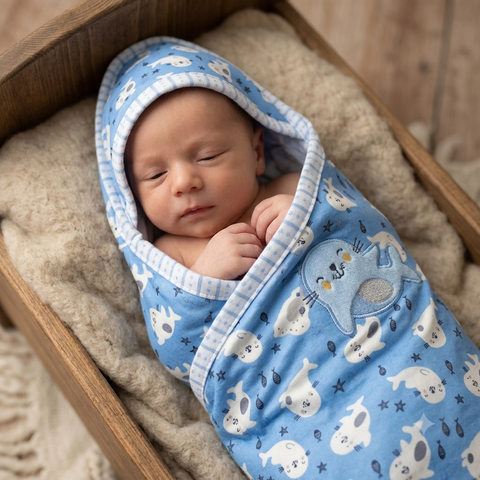 Hooded Warm Wrapping Sheet Fish