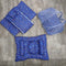 8 Pieces Baby Bedding set  Blue multi stars Vol-10-9