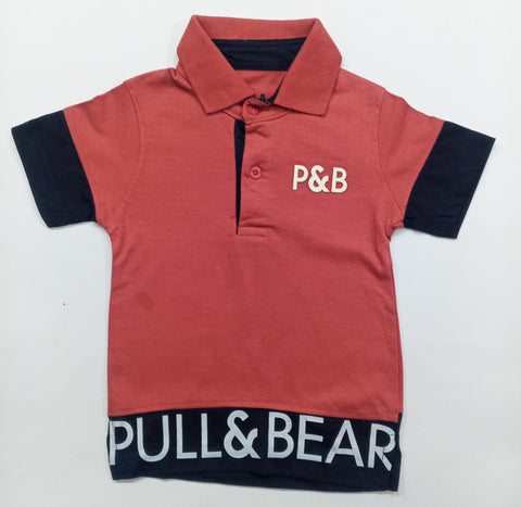 T-Shirt - Pull & Bear - Dark Pink