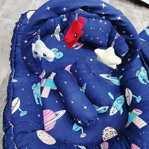6 Pieces Rattle snuggle blue planet