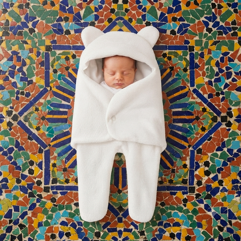 Warm Cozy Swaddles Simple Print
