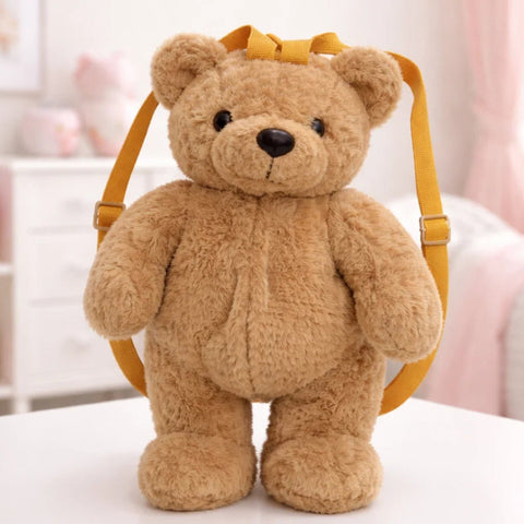 Stuff Toy - Character Backpack - Brown - Bear - 119494