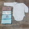 Pack Of 5 Baby Body Suit pink stars