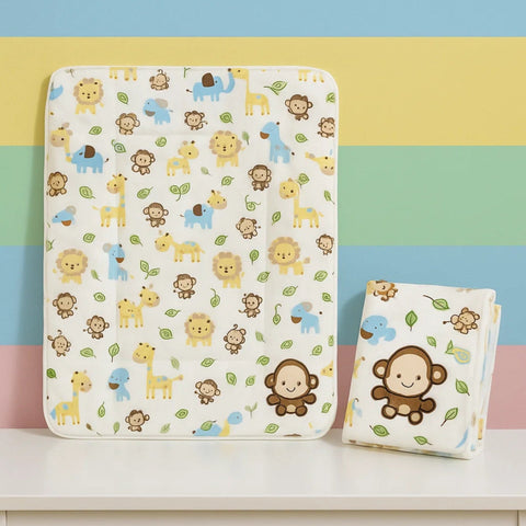 For Baby - Fur Blanket - White - Jungle Kingdom