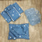 8 Pieces Baby Bedding Set Blue White Circles VOL-9-5